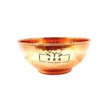 Copper Bowl Pure Copper Hammered 400 ML Approx For Ayurveda Health Benef... - £35.82 GBP