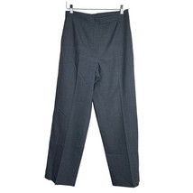 Kasper 8P Pants Lined Gray Pinstripe Wide Leg Slacks Career - $490.07 MXN
