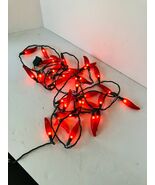 Red Hot Chili Pepper String Lights 35 Lights Patio Party Fiesta Cinco De... - $352.01 MXN