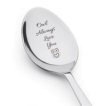 Boston Creative Co. Owl Always Love You Engraved Coffee Spoon Silver - $216.62 MXN Boston Creative Co. Owl Always Love You Engraved Coffee Spoon Silver - $216.62 MXN