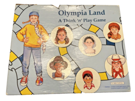 Board Game Olympia Land by Thinking Well Famous Characters Complete Vint... - £27.74 GBP