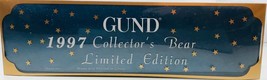 Gund Plush Bear &quot;Gundy&quot; 1997 Collector&#39;s Bear in Original  Box - £14.86 GBP