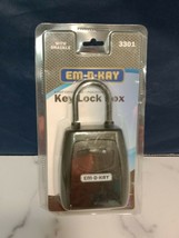 New/Old Stock, EM·D·Kay, 3301, Key Lock Box with Shackle, Stainless Steel - £15.48 GBP