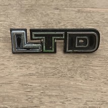 Vintage Ford LTD Emblem Badge Chrome &amp; Black Metal OEM Pt #E3DB-5442550 ... - $15.00