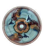 Daniel Marshall Studio Art Pottery Bowl Bullseye Drip Glaze Abstract Sig... - $67.55 CAD