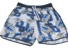 OCEAN PACIFIC OP Men SWIM TRUNKS size 38 unlined floral 1 pocket Hawaiia... - £10.11 GBP