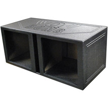 QPower &quot;QBOMB&quot; Dual Square 15&quot; Vented Empty Enclosure - $4,429.31 MXN