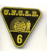 Man from U N C L E 6 vintage triangle pinback - $18.23 CAD