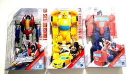 Transformers Titan Changers Starscream/Bumblebee/Optimus Figures Lot of 3 - £63.30 GBP