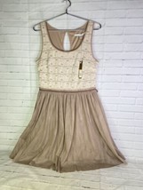 Lauren Conrad Sleeveless Lace Top Tulle Skirt Dress Laguna Sunrise Size M - £16.65 GBP