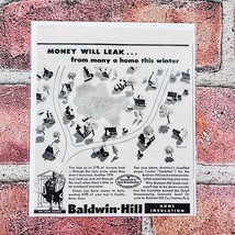 1949 Baldwin-Hill - Money Will Leak from Many Home - Original Retro PRINT AD - $12.86