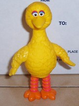 Vintage 1985 Tara Toys Sesame Street 5&quot; Big Bird PVC Figure VHTF Rare - $14.22