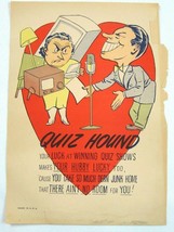 Vintage Vinegar Valentine Quiz Hound Penny Dreadful Sarcasm Insult Poem ... - £7.12 GBP