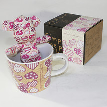 SYNC - [Heart Pink] Stuffed Bear Mug (3.3 inch height) - £16.69 GBP