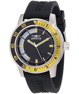 NWT Invicta Men&#39;s 12845 &quot;Specialty&quot; Black Band Stainless Steel Watch - £58.35 GBP