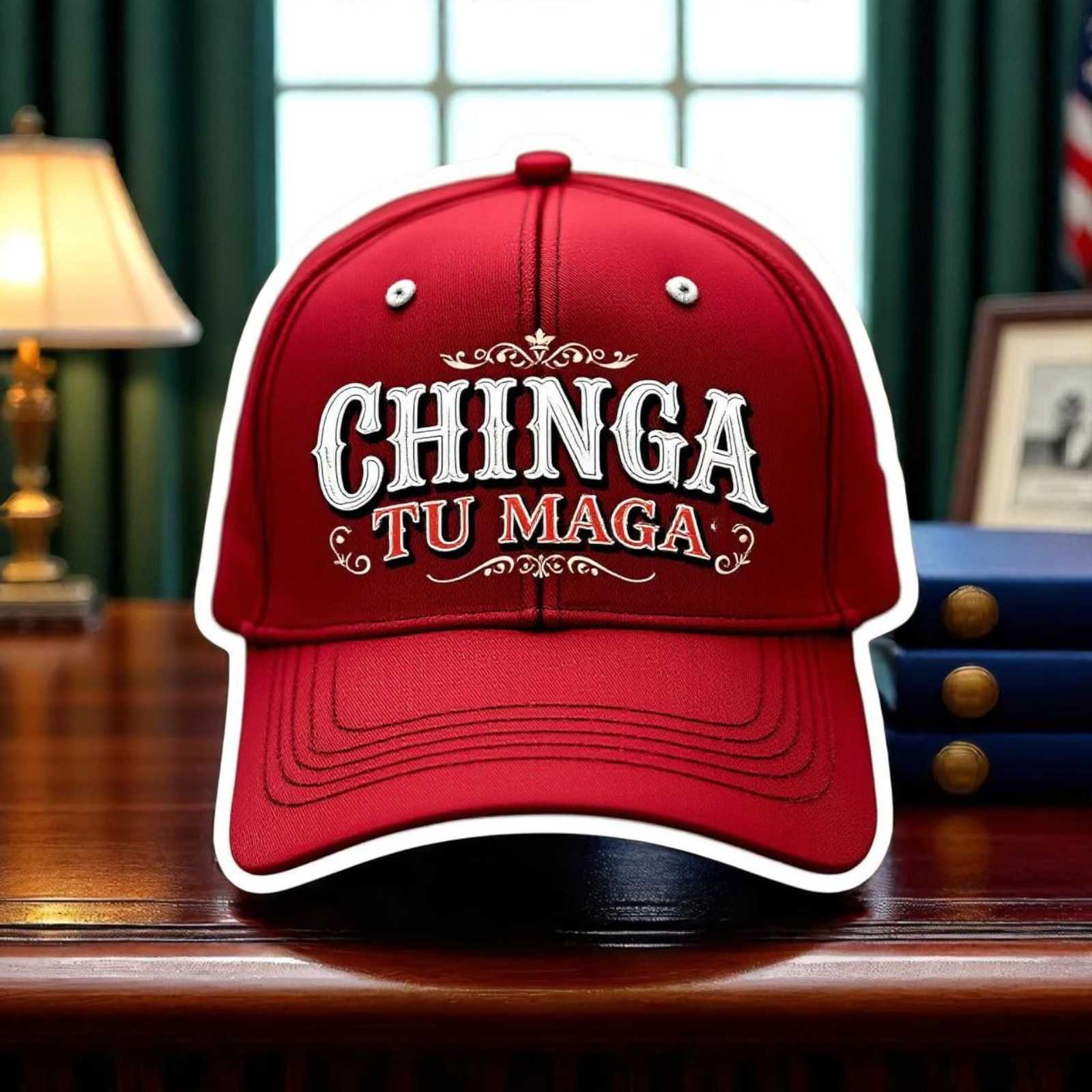 Chinga Tu Maga | Funny Anti-Trump Sticker | Sarcastic Political Sticker ... - $4.21+