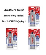 Amazing Goop Clear Adhesive and Sealant For PVC Plumbing 3 Pack - £17.45 GBP