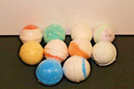 Bath Bombs lot of 10 Assorted scents.  4.5 ounces each. - £30.53 GBP