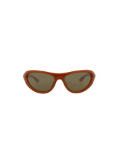 Bottega Veneta Shield-Frame Injection Sunglasses Women Brown One Size - $221.35