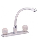 ELKAY LKDA2440 chrome two handle washerless kitchen faucet NEW FREE SHIP... - £70.59 GBP