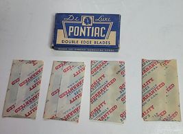 DELUXE PONTIAC DOUBLE EDGE BLADES VINTAGE IN ORIGINAL BOXES image 4