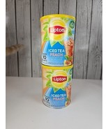 LOT OF 2, Lipton Peach Iced Tea Mix Powder Makes 10 Quarts - $293.68 MXN