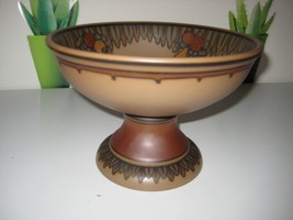 Danish Modern Hjorth Art Pottery Vase #112 Compote Bornholm Denmark Mid ... - $247.48