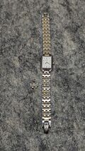 Vintage Seiko 1N01-0FH0 Womans Watch Silver/Gold Tone Rectangle Elegant ... - $34.99