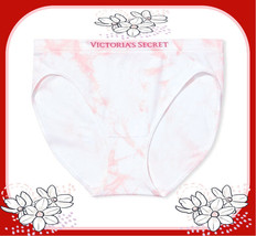 Xxl White Pink Mist Seamless Noshow Fullcover Victorias Secret High Leg Brief Panty - £8.76 GBP