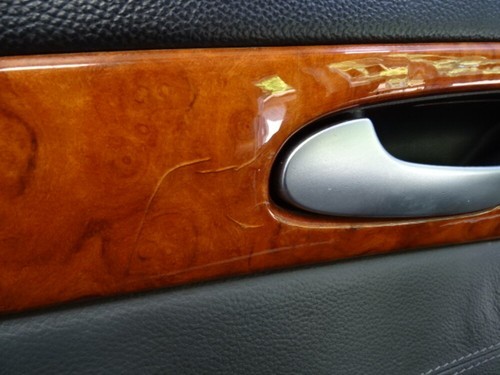 04 Mercedes R230 SL500 door panel, left, black/gray Item image 8