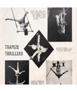 1953 Famous Circus Trapeze Thrillers Pinito Del Soto Tasso Fenis Ferroni... - $29.99