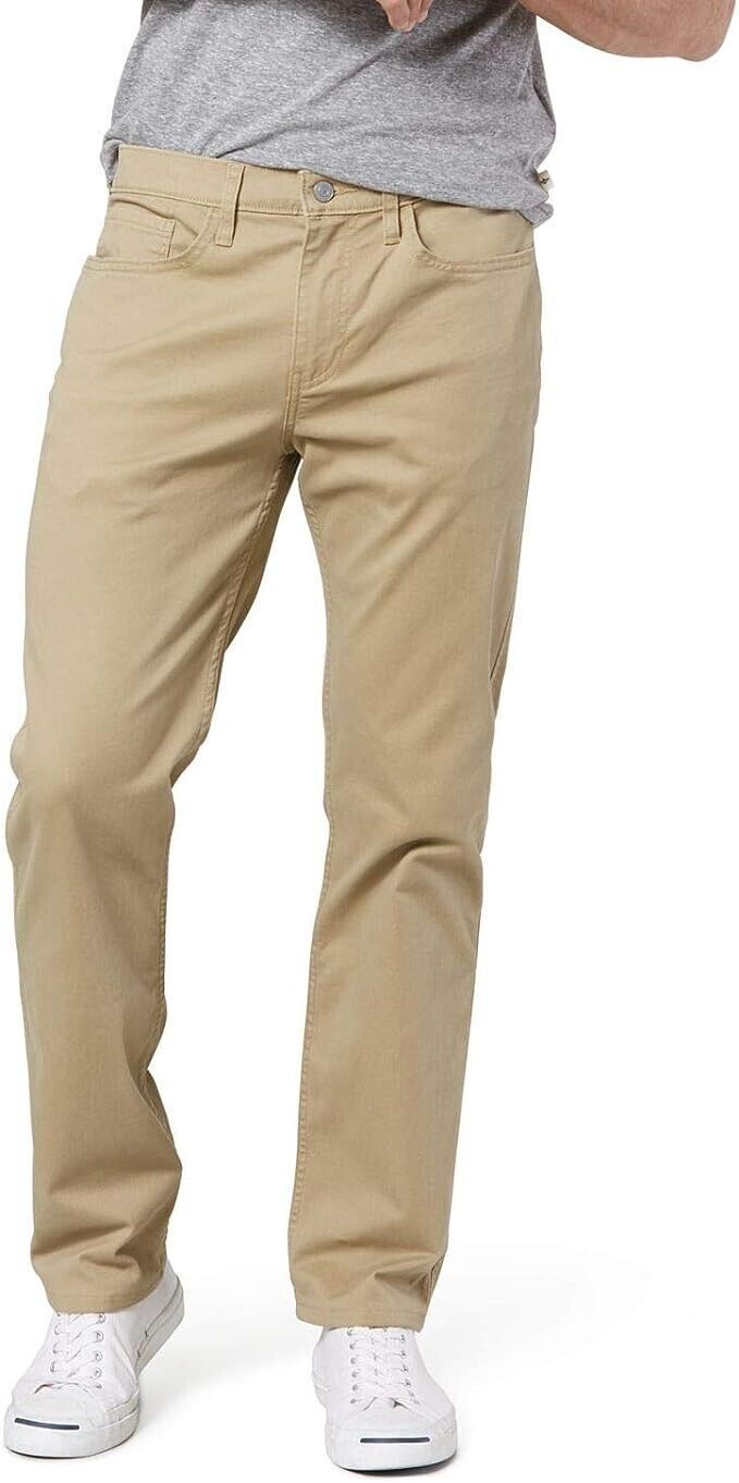 Primary image for Dockers Men's Straight Fit Jean Cut All Seasons Tech Pants 32w X30L  Khaki