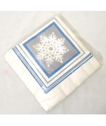 CREATIONS PLUS snowflake hostess napkins - £6.29 GBP