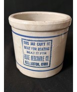 Rare Red Wing Advertising Crock Beater Jar Home Mercantile Co. Kellerton... - £216.24 GBP