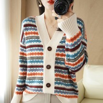 Autumn And Winter New  Cardigan Thickened Women&#39;s Lazy Style  Fragrance Sweater  - £156.91 GBP