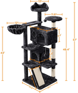 Multi-Level Cat Tree for Indoor Cats Cat Tree Tower for Large Cats with ... - £69.13 GBP