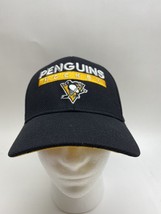 2018 Pittsburgh Penguins NHL Playoffs Unisex S/M Black Cap Writing inside - $8.17