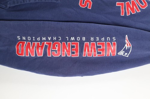 Fanatics Mens XL Thrashed Super Bowl LIII New England Patriots Football Hoodie Item image 4