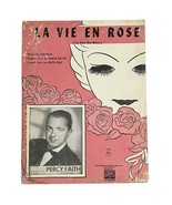 La Vie En Rose Sheet Music Louiguy Mack David Edith Piaf Percy Faith Vtg... - $160.28 MXN