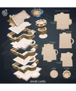 3D Printed Cast n Play Small Castle Kingdom Of Thamarya 28mm 32mm D&D - $319.69 - $361.77