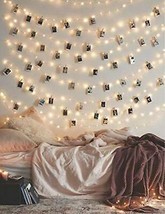 Photo Clip String Lights Fairy Lights-Dorm Bedroom Wall Decor Wedding Decoration - £14.85 GBP