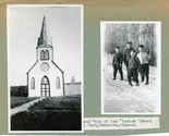 Mission School &amp; Boys Photographs Far North Alberta Canada 1930&#39;s - $17.82
