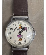 Vintage Bradley Walt Disney’s Minnie Mouse Watch Swiss Made Manual Wind - $46.43