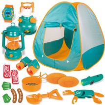 Kids Play Tent, Pop Up Tent With Kids Camping Gear Set, Outdoor Toys Camping Too - £41.60 GBP