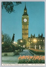 1975 Big Ben And Houses Of Parliament London England John Hinde Vintage Postcard - $14.45