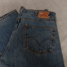 Levi&#39;s 501 Blue Jeans 38x30 Light Wash Button Fly Vintage Mid 2000&#39;s - $36.95