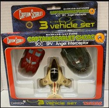 2002 Vintage Takara Choro-Q Captain SCARLET 3 Vehicles SCC SPV Angel Interceptor - £42.55 GBP