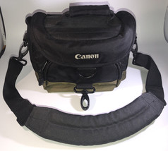 Canon Nylon Washable Camera Bag Black/Green - £46.63 GBP
