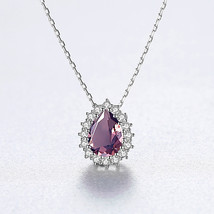 Pendant Silver S925 Necklace Women&#39;s Diamond Clavicle Chain Design Sense First - $17.00