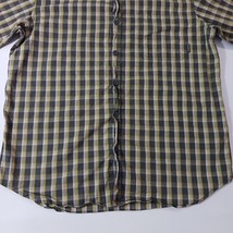 Columbia AM8022 Shirt Men's L Yellow & Gray Pocket Button Down Long Sleeve Shirt image 9